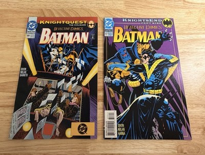 Detective Comics #669 #677 Lot Of 2 DC Comics Knightquest Knightsend 1993