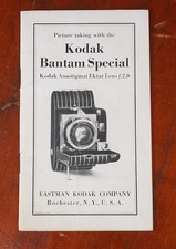 KODAK BANTAM SPECIAL COMPUR INSTRUCTION BOOK/226757