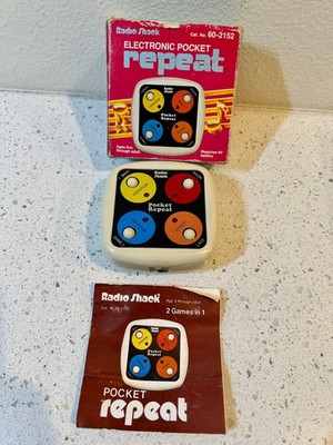 Radio Shack Tandy - Electronic Pocket Repeat Game - In Orig. Box w/Instructions