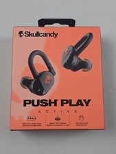 New Skullcandy Push Play Active in-Ear Wireless Earbuds, 34 Hr Battery Black 