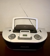 Philips Model: AZ1123B/37 Sound Machine CD Player-Radio- Cord-Tested Works