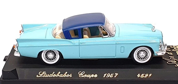 Solido escala 1/43 diecast 4521 - 1957 Studebaker cupé - turquesa/azul Foto 3 de 4