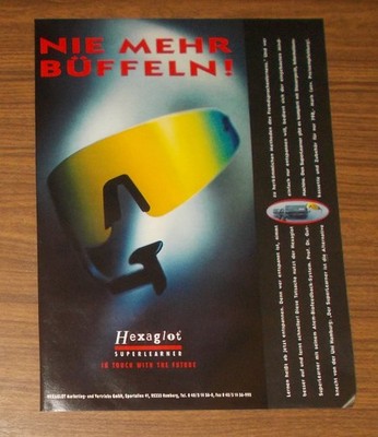 Seltene Werbung HEXAGLOT SUPERLEARNER - Nie mehr büffeln! 1993