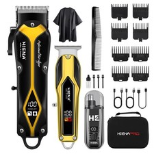Professional Hair Clippers for Men, Electric Hair Clipper Set for Barber Kit ...