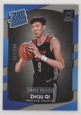 2017-18 Panini Donruss Rated Rookies Press Proof Silver 103/299 Zhou Qi #151 fm0