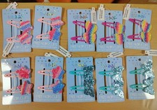 Hair Clips for Girls, 10 Pair No Slip Metal Snap, Barrettes for Kids ...