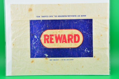 1930's Reward Candy Wrapper - Barager-Webster Co. - Eau Claire, WI