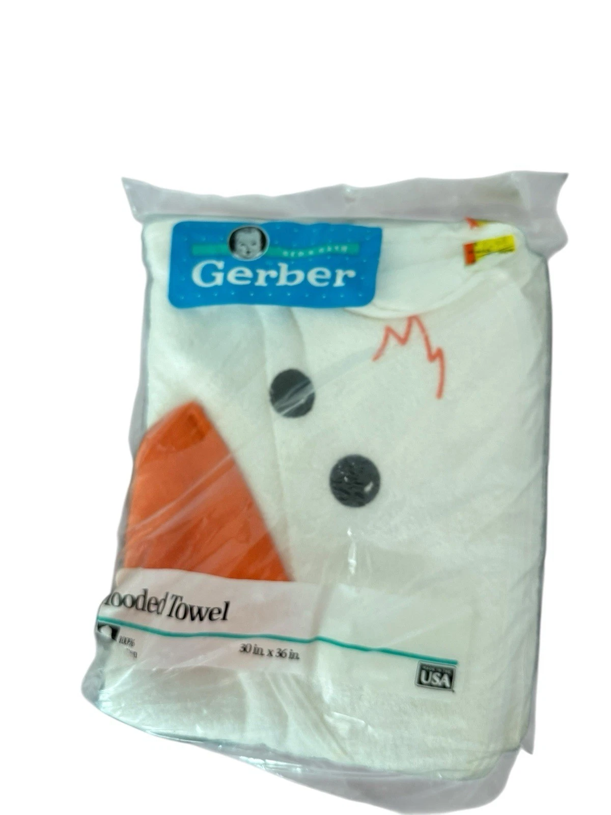 Vintage 1993 Gerber Hooded Duck Terry Baby Towel NEW
Opens in a new window or tab