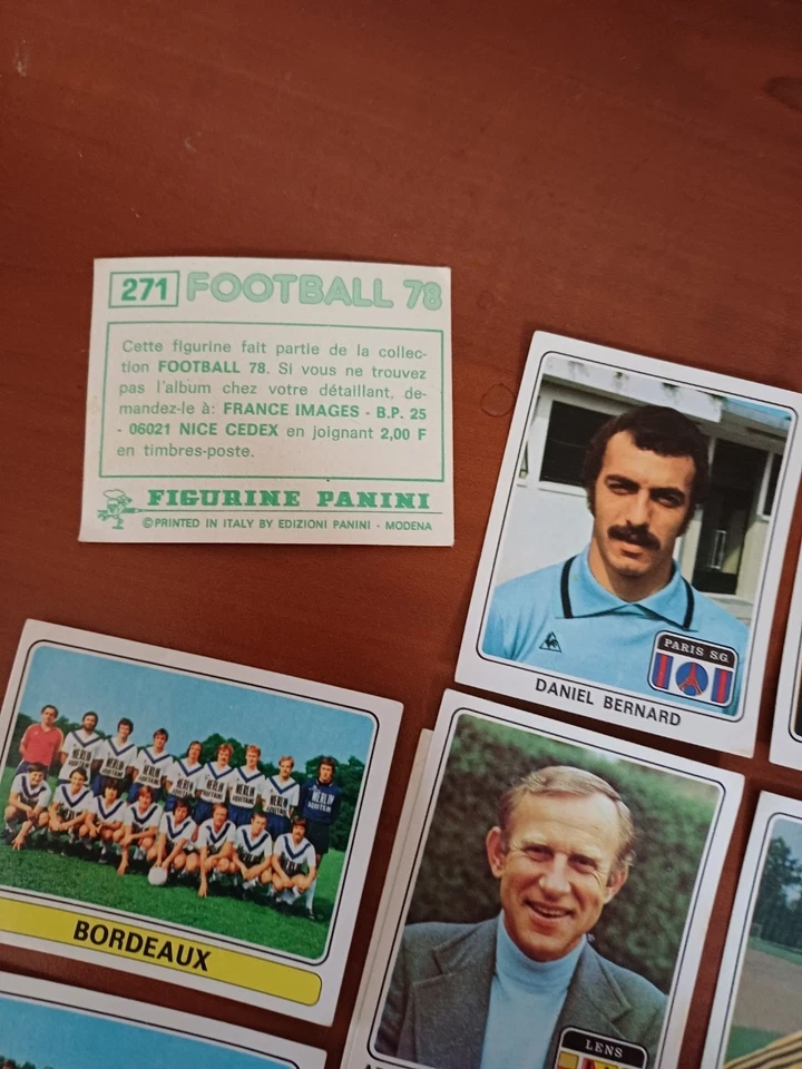 Panini FOOTBALL 78 sticker x18 ★ ST ETIENNE NANTES NICE PSG ★ Figurine Lotto Lot - Photo 2/2