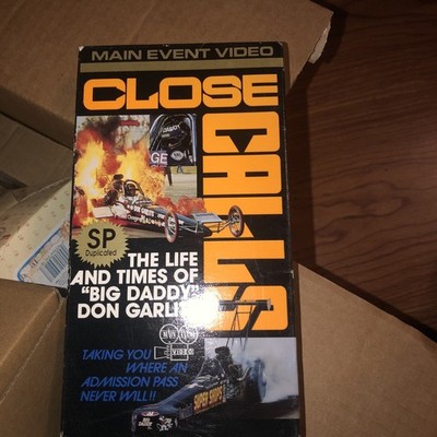 The Life & Times of ''Big Daddy'' Don Garlits Close Calls VHS Drag Racing Rare OOP