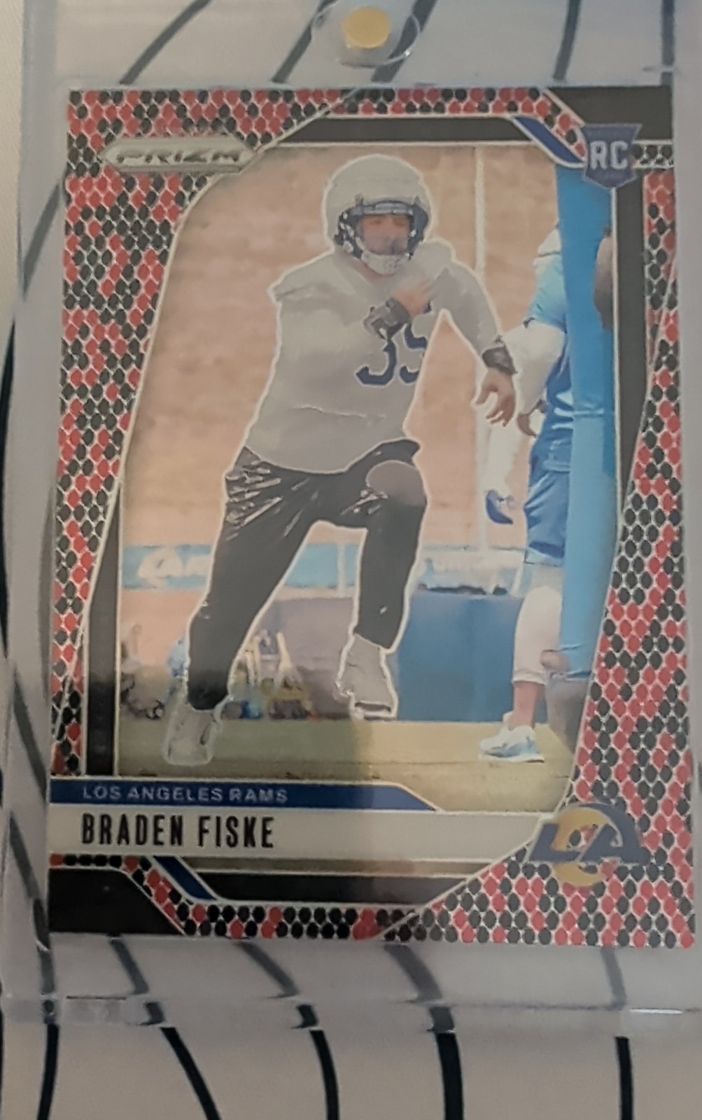 2024 Panini Prizm - Rookies Braden Fiske #310 Snake Skin Prizm (RC)
