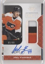 2019 Ultimate Collection Debut Threads 85/99 Joel Farabee #DT-JF Patch Auto 0l6f