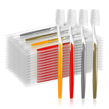 Hqslsund 500Pcs Prepasted Disposable Toothbrushes Bulk Individually Wrapped Pre