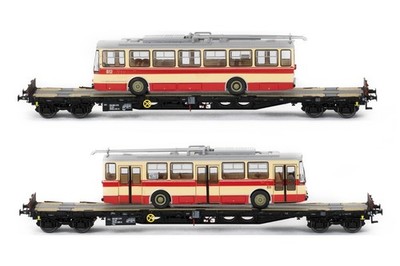 CFR - Rgs Güterwagen Set beladen mit Blech (NEU)
