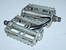 Vintage Union K1049 Flat Pedals Silver Bikepacking MTB Road Touring US Made Cafe