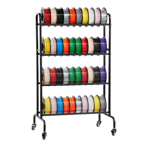 VEVOR 3D Printer Filament Storage Rack 4 Tier Filament Spool Holders Racks - Zdjęcie 10 z 12