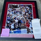 Michael Jordan Autographed Photo 1998 NBA Finals Upper Deck Chicago Bulls