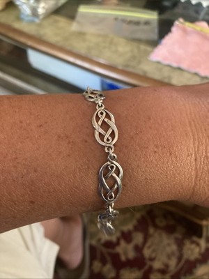 7.25  Inch Bracelet Celtic Design Sterling Silver 925