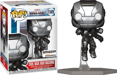 Funko POP! Marvel: Captain America Civil War War Machine (Amazon) #1149