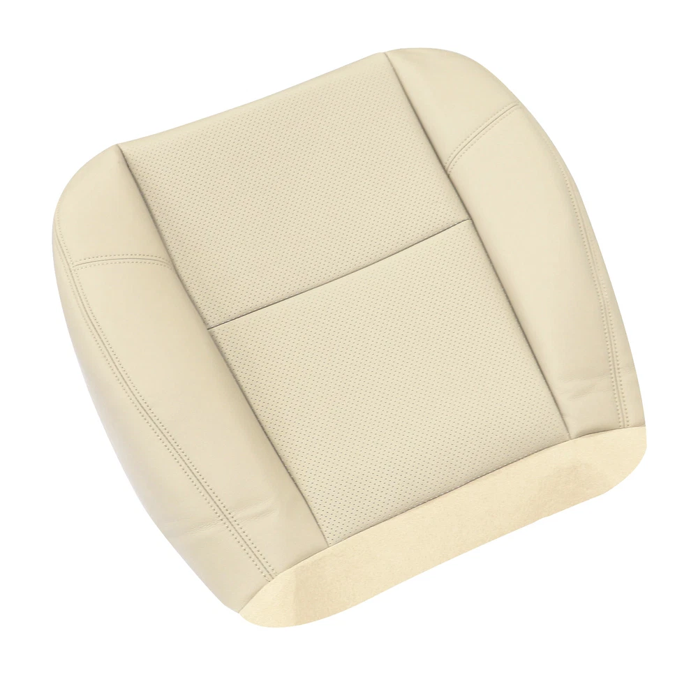 2009-2014 For Cadillac Escalade EXT Front Bottom Top AC Leather Seat Cover Tan