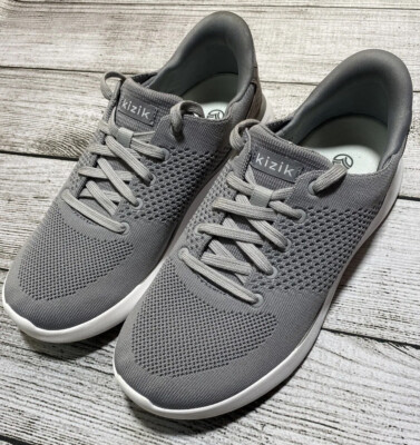 KIZIK Lima Mens Size 8 Womens 9.5 Shoes Wide Gray Knit  display picture 1