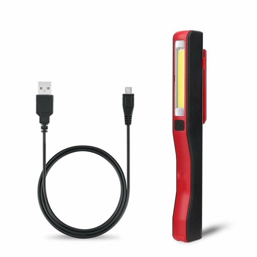 COB LED Taschenlampe Arbeitsleuchte AKKU KFZ USB Stablampe Werkstatt Handlampe - Bild 6 von 13