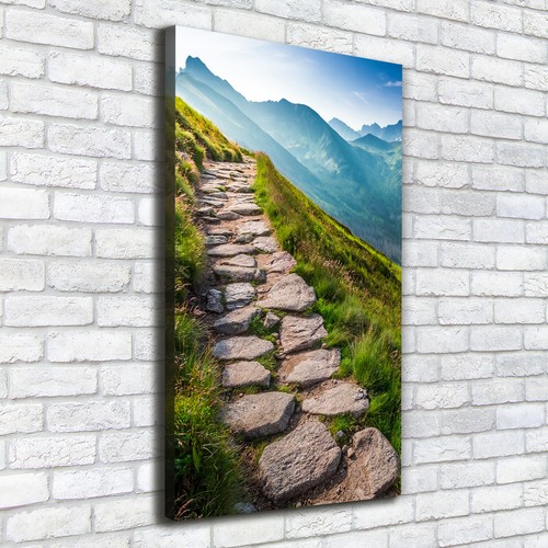 Tableau Toile Tulup 50x100cm - Imprimé Coucher De Soleil - Déco Murale Moderne