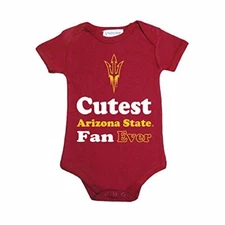 Two Feet Ahead NCAA Arizona State Sun Devils Children Unisex Lap Shoulder Cre...