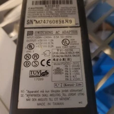 AC adapter +12Vdc -12Vdc and 5Vdc