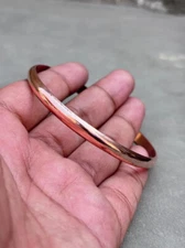 100% Pure Copper Bangle Most Popular Bangle Copper Domed Bangle All Size DK58