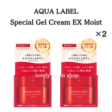 [Set of 2] SHISEIDO AQUA LABEL Special Gel Cream EX Moist 90g All in One