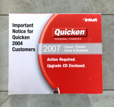Quicken 2007 Upgrade- Deluxe, Premier Home Business For Windows '00/'03/XP