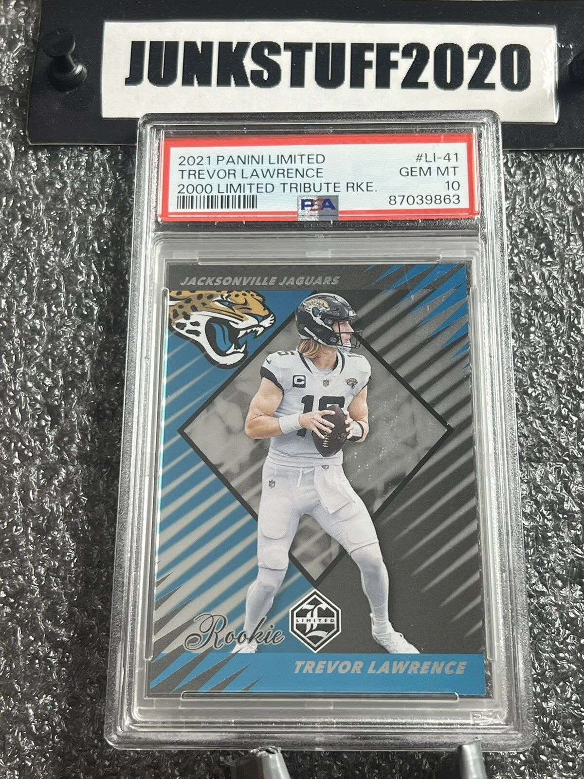 Trevor Lawrence Panini Limited 2000 Limited Tribute Rookies #LI41 Base