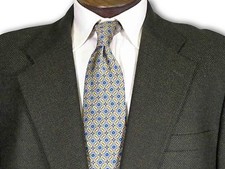 Belvest Cashmere Wool Dark green/Black Herringbone Sport Coat 46 Italy