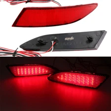 GLOFE Red Lens Rear Bumper Reflector LED Brake Rear Fog Light  For Ford Focus