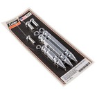 #2574 3 Footpegs And Shifter Pike Nuts Harley Davidson Chopper Chrome Colony Mac