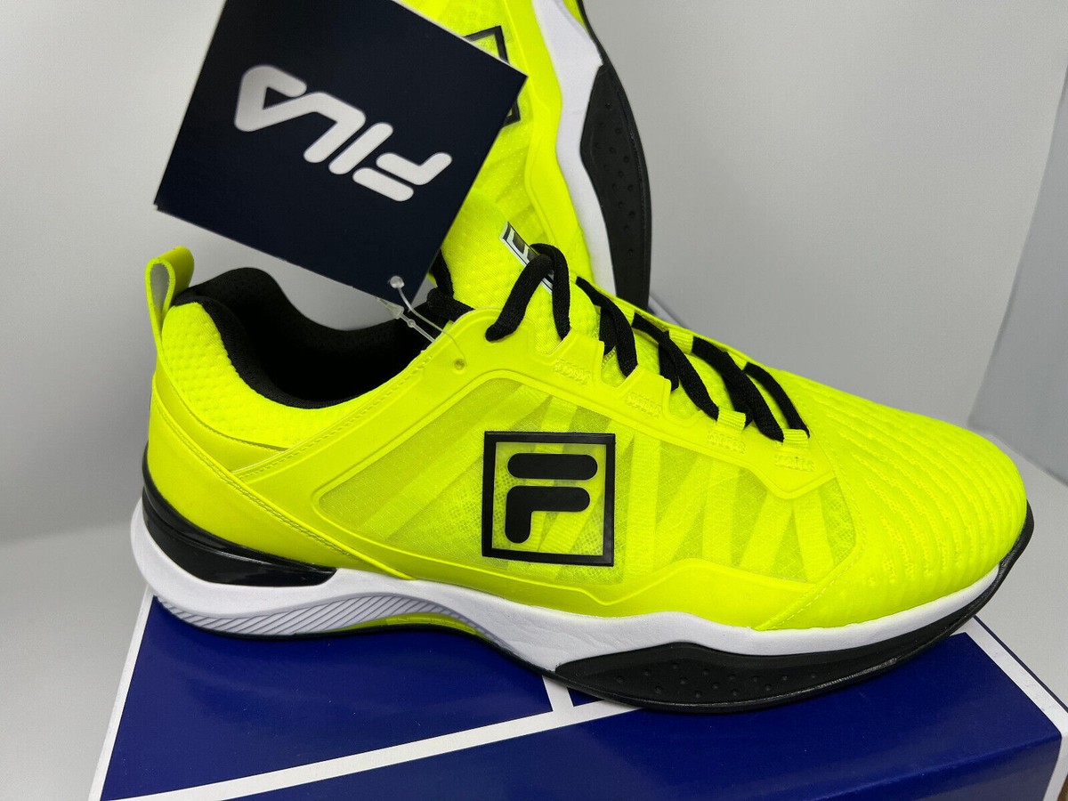 Fila Men's Speedserve Energized Tennis Shoes Yellow/Black