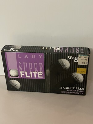 Spalding Lady Super Flite Vintage Lot 15 Golf Balls