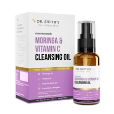 Dr Sheth's Moringa  Vitamin C Face Cleansing Oil   Deep Pore Cleansing   50 mL