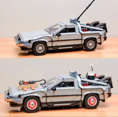 DMC DeLorean Zurück in die Zukunft Zeitmaschine Bausteinen Klemmbausteine
