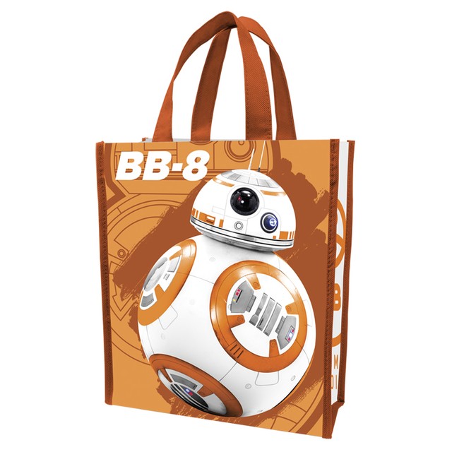 New STAR WARS Grocery Shopping Tote BB8 ROBOT Gift Bag Shopper 12"x10