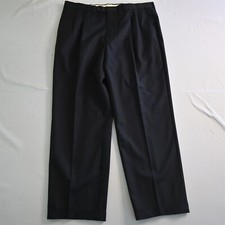 Jack Victor 36x32 Brown Stripe Marco Pleated Cuffed 100 Wool Mens Dress Pants