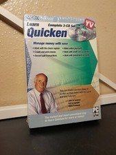 Video Professor Learn Quicken Complete 3 CD Set PC CD-ROM NEW