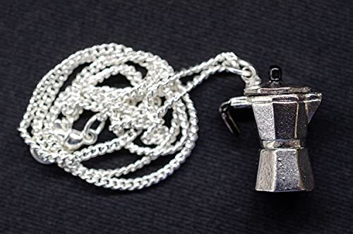 Miniblings Cadena de eslabones de Plata - Collar de Cadena percolater 45cm Moka - Imagen 3 de 7