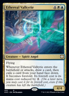 Ethereal Valkyrie ~ Commander: Kaldheim [ NM ] [ Magic MTG ]