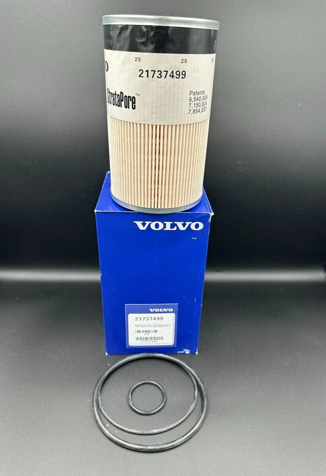 21737499 FILTRO DE COMBUSTIBLE VOLVO OEM 25 MICRAS reemplaza 85105380, 85105556, 85108324 Foto 3 de 4