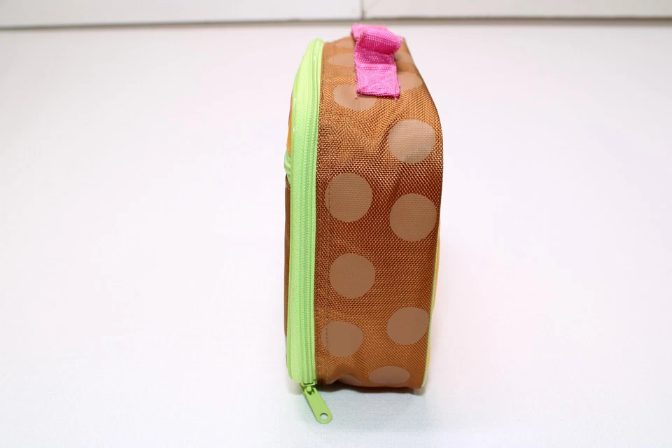 Lancheira infantil rosa Stephen Joseph coruja flores - Imagem 2 de 4