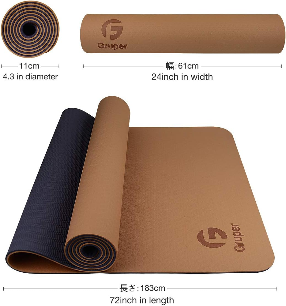 Non-slip eco-friendly yoga mat with carrying strap for professional fitness and exercise Non-slip eco-friendly yoga mat with carrying strap for professional fitness and exercise