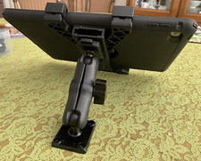 Tablet Holder for Truck, Heavy Duty Drill Base Tablet Car Mount for iPad, Mini