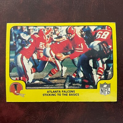 1978 Fleer Set ATLANTA FALCONS #1 STICKING TO THE BASICS - NR-MINT *HIGH GRADE*